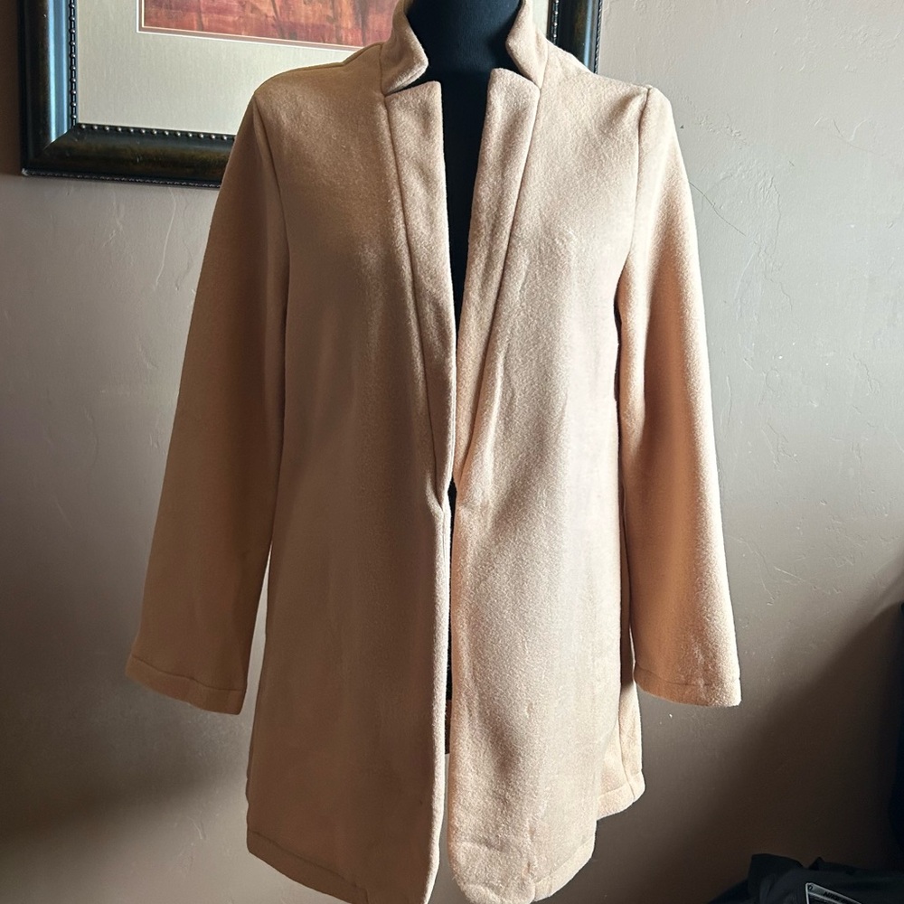 Cream Coat Long Sleeve NWT Size XL - Picture 4 of 6